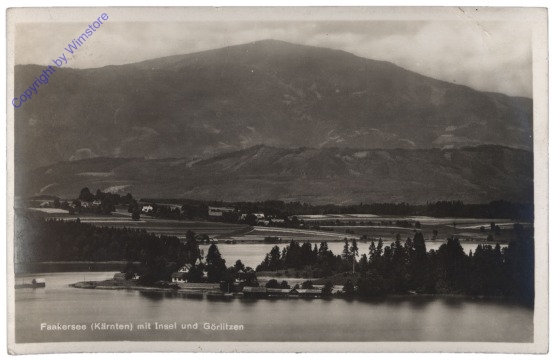 Faakersee, mit Insel und Görlitzen