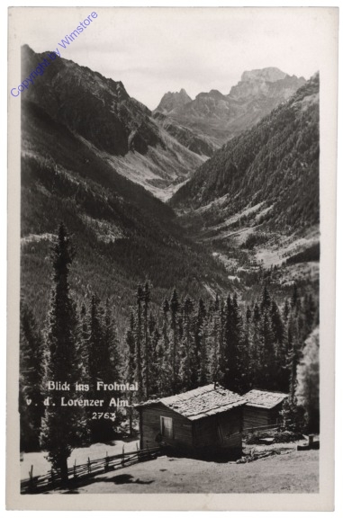ak113399 St. Veit an der Glan, Blick ins Frohntal von der Lorenzer Alm
