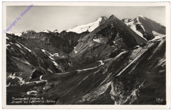 Großglockner, Fuschertörl, Straße zur Edelweiss-Spitze
