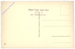 Großglockner, Hochalpenstraße, Südrampe gegen Franzjosefshöhe