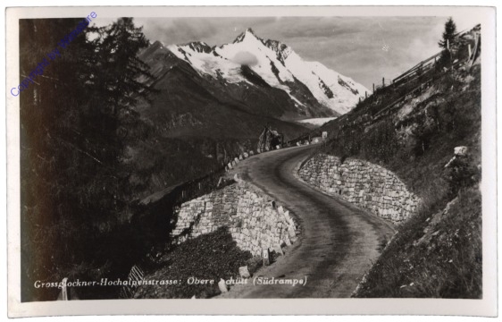 Großglockner, Hochalpenstraße, Obere Schütt (Südrampe)