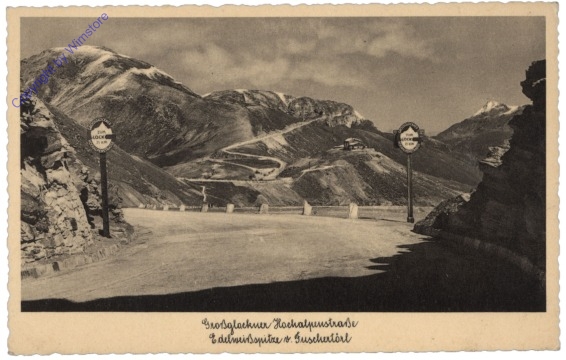 Großglockner, Hochalpenstraße, Edelweißspitze v. Fuschertörl