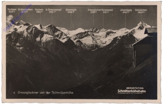 Großglockner, v.d. Schmittenhöhe