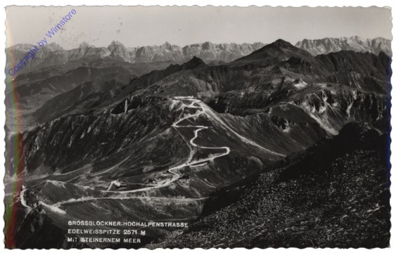 Großglockner, Hochalpenstraße, Edelweißspitze mit Steinernem Meer