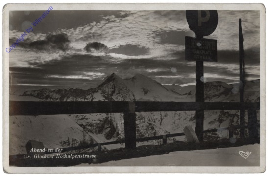 Großglockner, Hochalpenstraße, Abend