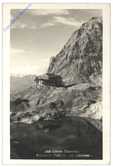 Kals, Kalsbader Hütte mit unt. Laserzsee