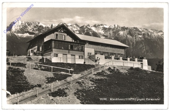 Garmisch-Partenkirchen, Wankhaus gegen Karwendel