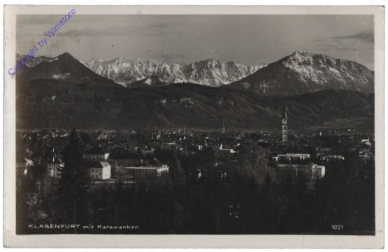 Klagenfurt, mit Karawanken