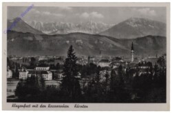 Klagenfurt, mit den Karawanken