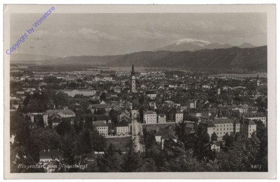 Klagenfurt, vom Kreuzbergl