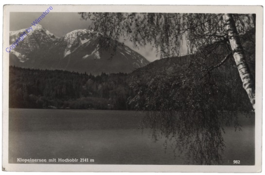 Klopeinersee, mit Hochobir