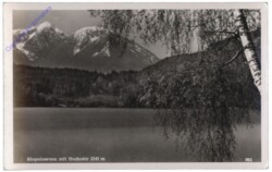 Klopeinersee, mit Hochobir