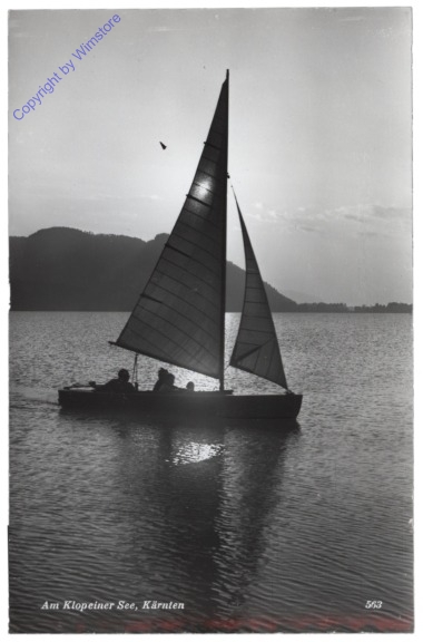 Klopeinersee, Segelboot