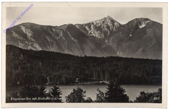 Klopeinersee, mit Hochobir