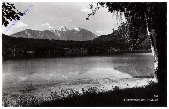 Klopeinersee, mit Hochobir
