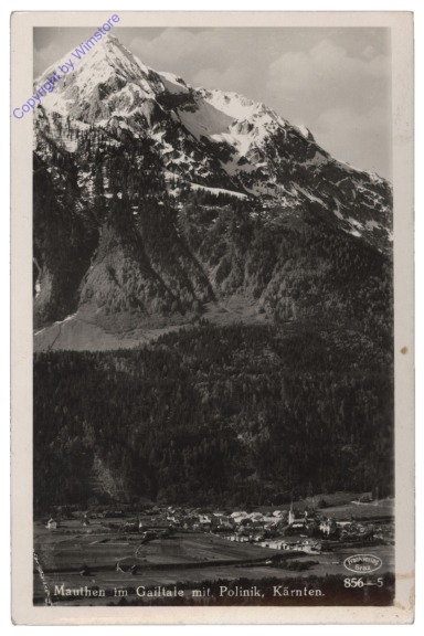 Kötschach-Mauthen, Mauthen mit Polinik