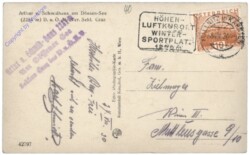 Mallnitz, Arthur v. Schmidhaus am Dössensee