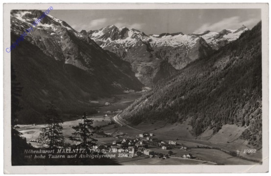 Mallnitz, mit Hohe Tauern und Ankogelgruppe