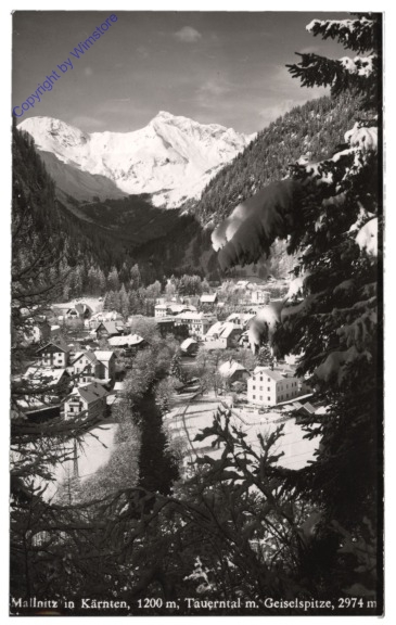 Mallnitz, Tauerntal mit Geiselspitze