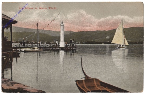 ak113784 Maria Wörth, Leuchtturm