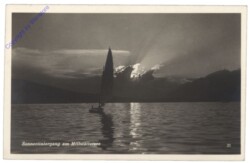 Millstätter See, Sonnenuntergang