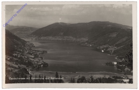 ak113894 Annenheim, Ossiachersee mit Sattendorf und Annenheim