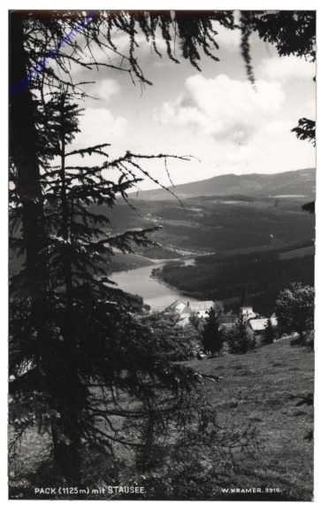 Pack, mit Stausee