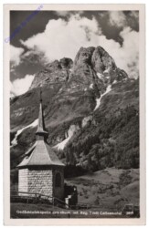 Kötschach-Mauthen, Gedächtniskapelle mit Cellonkofel