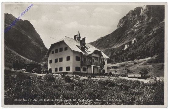 Kötschach-Mauthen, Plöckenhaus, Cellon, Plöckenpass