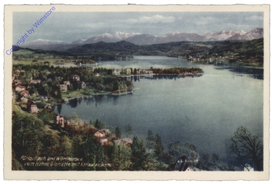 ak113952 Pörtschach, vom Hohen Gloriette mit Karawanken