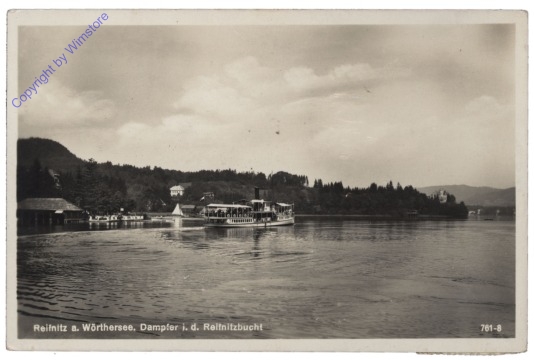 Reifnitz, Dampfer in der Reifnitzbucht