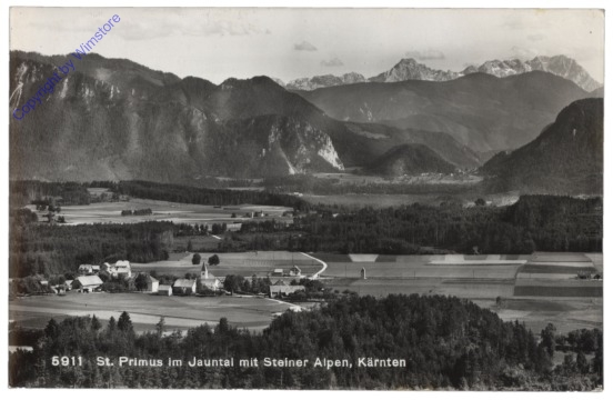 ak114034 St. Primus, im Jauntal mit Steiner Alpen