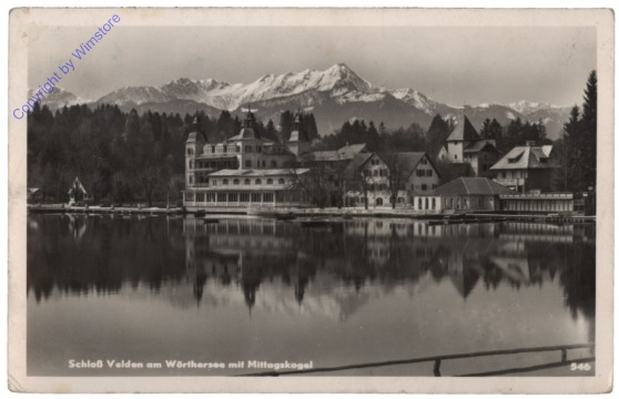 Velden, Schloß Velden mit Mittagskogel