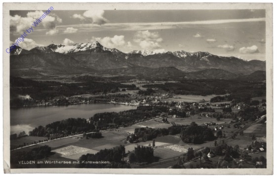 ak114099 Velden, mit Karawanken