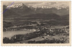 Velden, gegen Mittagkogel und Karawanken