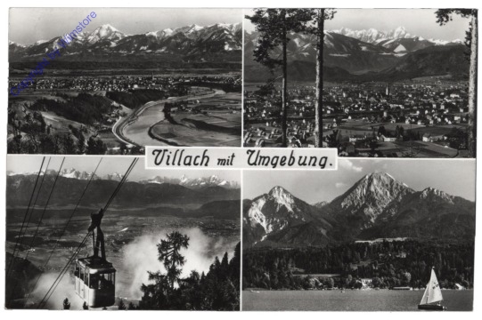 ak114128 Villach, Multiansicht
