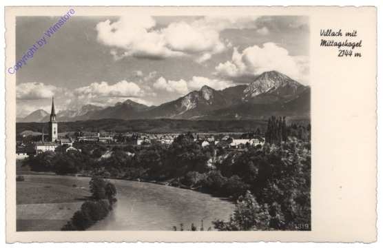 ak114134 Villach, mit Mittagskogel