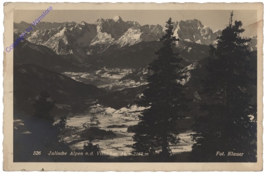 ak114141 Villach, Julische Alpen n.d. Villacher Alpe