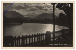 Villach, Abend an der Drau