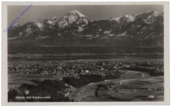 Villach, mit Karawanken