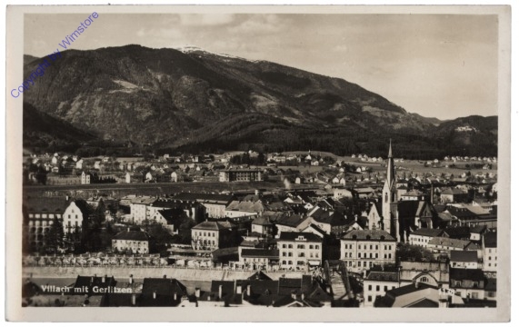 ak114161 Villach, mit Gerlitzen