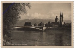 Villach, Draupartie mit Kreuzkirche