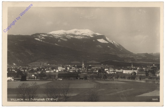 ak114181 Villach, mit Dobratsch