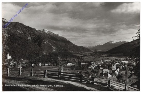 Weissbriach, im Gitschtal mit Gailtaleralpen