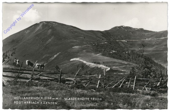 ak114232 Arriach, Wöllanernock mit Walderhütte