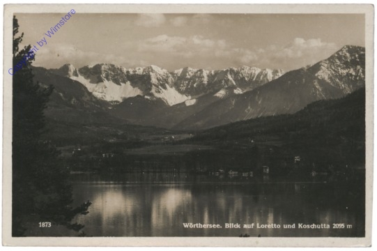 Wörthersee, Blick auf Loretto und Koschutta