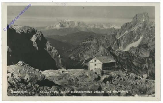 Gosau, Adamekhütte gegen Bischofsmütze und Hochkönig