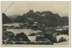 Gosau, Adamekhütte gegen Bischofsmütze mit Hochkönig