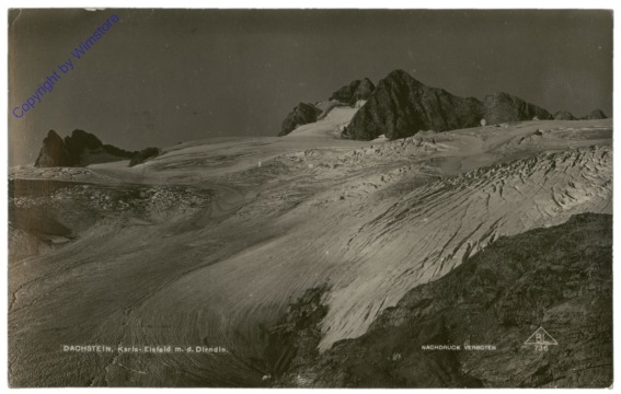 Dachstein, Karl Eisfeld mit den Dirndln