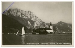 Gmunden, Schloss Ort mit Traunstein
